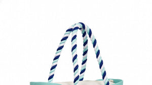 Rope Blue, light blue and white Handles